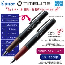 PILOT タイムライン PAST【個別名入れボールペン】1本¥7.700(税込み）