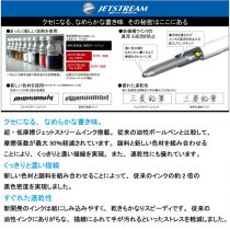 uni ジェットストリーム0.38mm カラーインク【名入れボールペン】定価¥165(税込み）